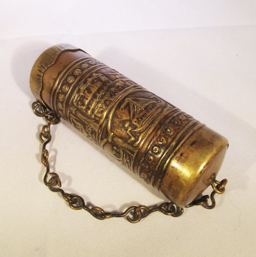 Brass tinderbox - The Netherlands, around 1840 - 1870