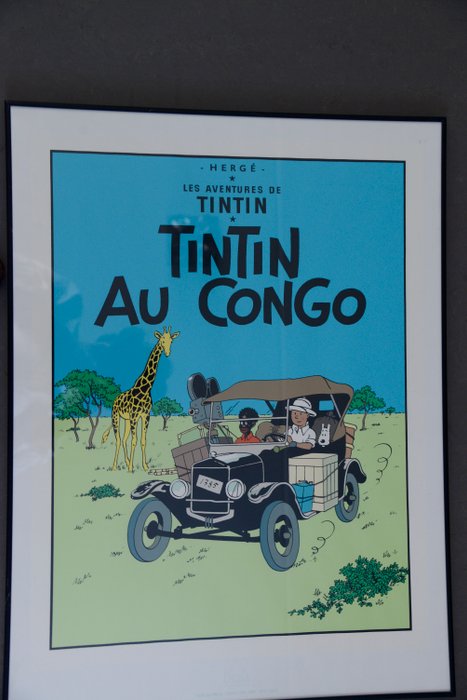 Tintin Tintin Poster Tintin IN Congo Poster Tin Tin to The Congo 