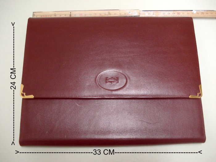 cartier leather document holder