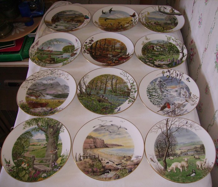 Peter Banett 12 collection plates in limited edition