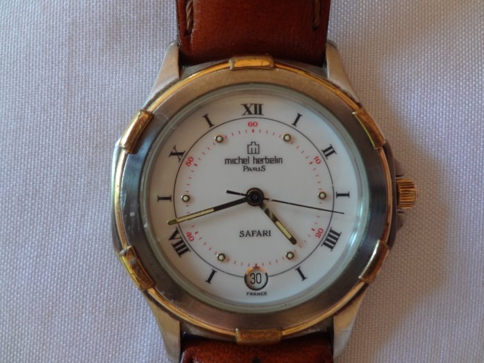 Michel Herbelin Safari men's wristwatch.