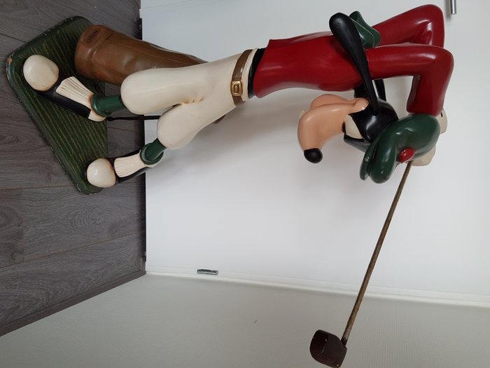 Disney - lebensgroße Goofy Statue(Dingo) als Golfer - 80er

