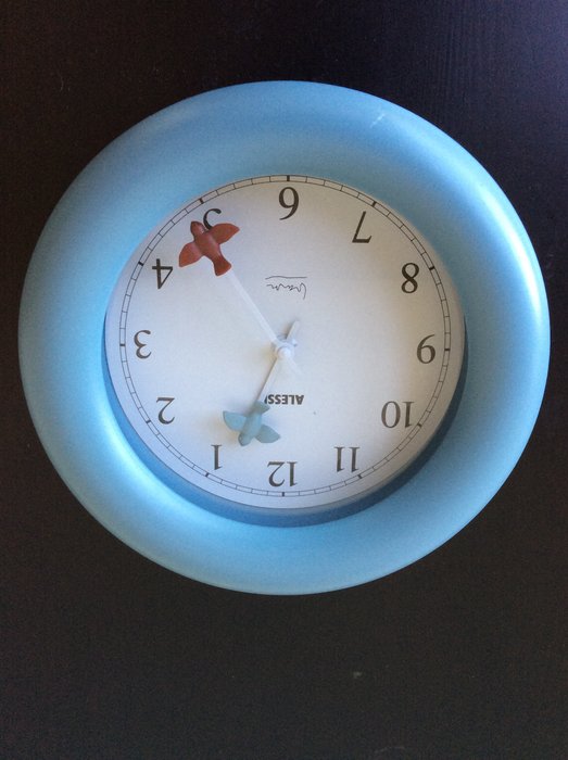 Michael Graves for Alessi – kitchen clock TIME FLIES