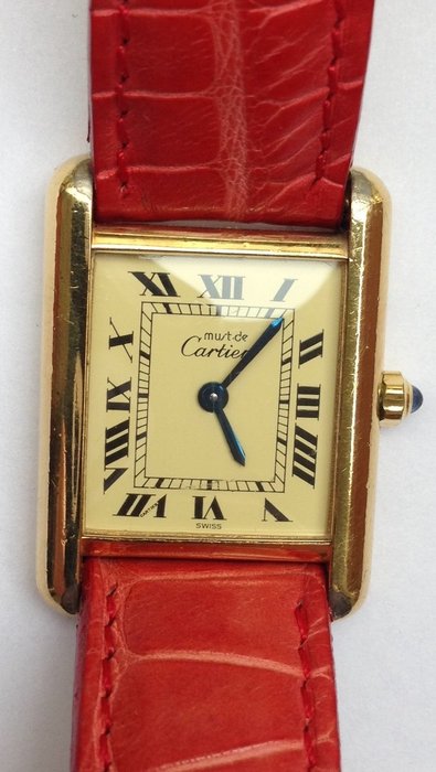 Cartier Tank Vermeil Argent – women's watch – 1980 - Catawiki