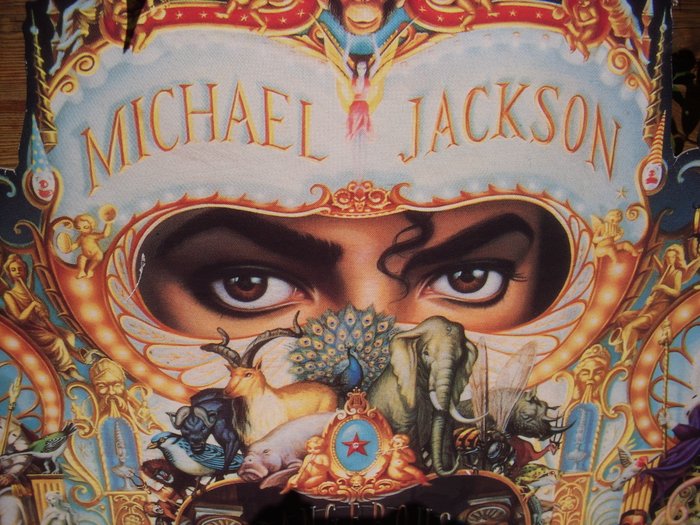 Michael Jackson Dangerous Karton Anzeige / Plakat

