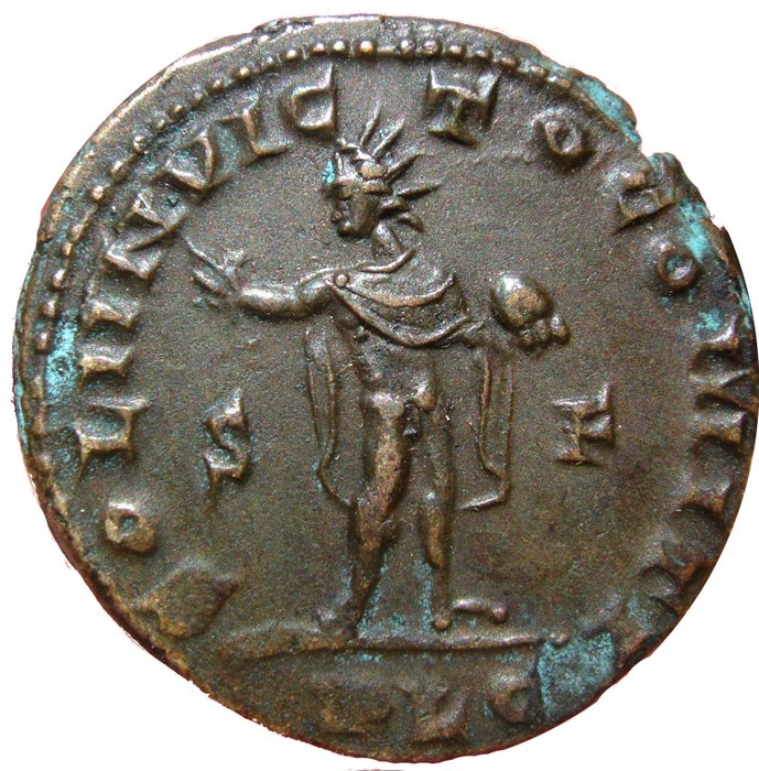 Roman Empire - Bronze Follis by Constantine I the Great 