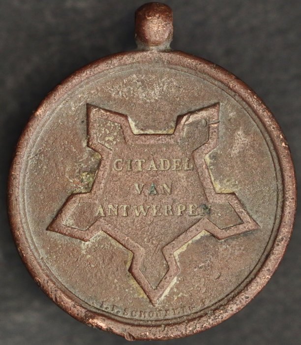 The Netherlands / Antwerpen - Medal Citadel van Antwerpen (Citadel of Antwerp) 1832