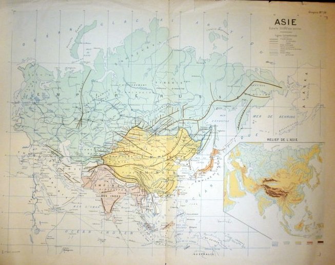 Asie Russie Europe De Lest Service Géographique Des