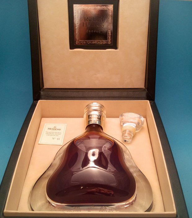 Sealed Richard Hennessy Rare Cognac Baccarat Saint Louis Crystal