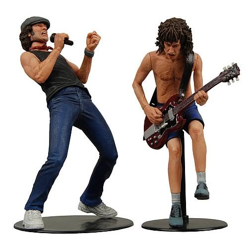 AC/DC Brian Johnson & Angus Young 7" Action Figures
