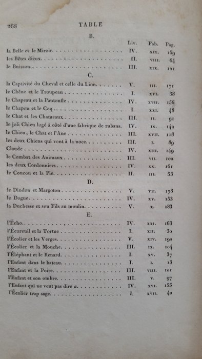 E Fumars Fables Et Poesies Diverses 1807 Catawiki