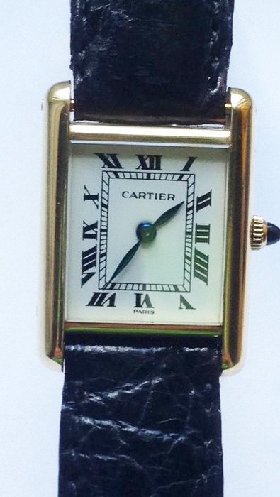 Cartier Louis Tank Lady Ref: W2908 – women's watch – 1980s - Catawiki