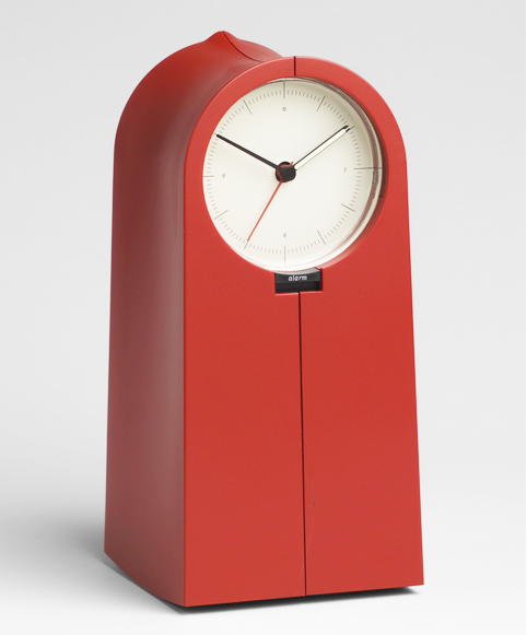 Philippe Starck für Alessi / Thomson - Radiowecker-/Uhr Coo Coo, rar! Limited edition "RED".