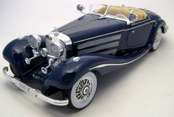 Mercedes-Benz 500 K Typ Specialroadster 1:18 Scale Die-cast Model Car by Maisto 