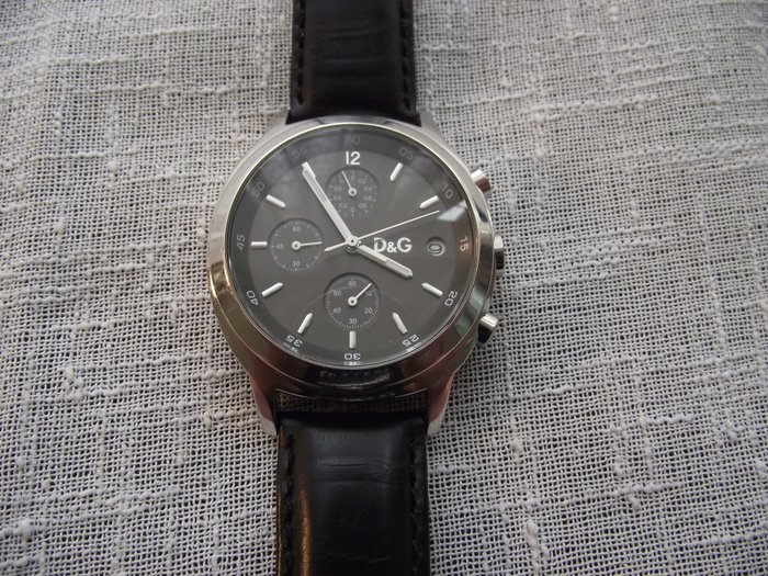 D\u0026G Dolce \u0026 Gabbana 'Time' Chronograph 