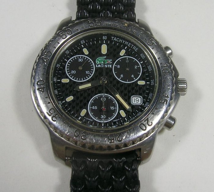 Lacoste Chronograph - Men's wristwatch - 1980s 