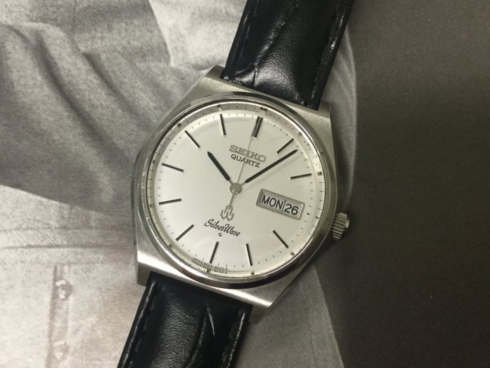 Seiko Silver Wave 8229-8000 – Vintage-Uhr mit Quarz-Uhrwerk – 1980