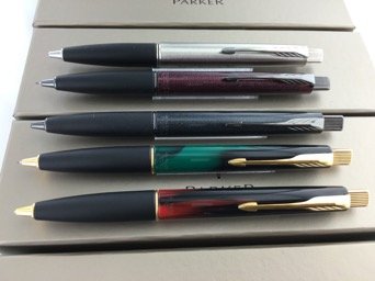 5x Parker Frontier Mechanical Pencil 0.5mm in various colours. NOS.