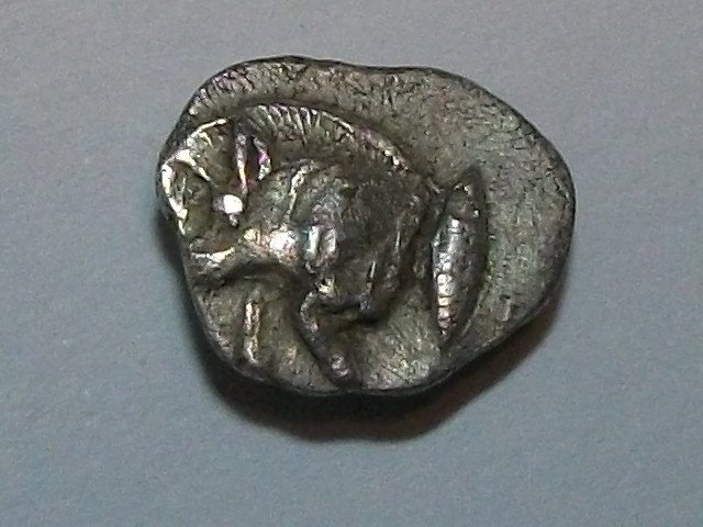 Ancient Greece - Mysia - Cyzicus - Hemiobol AR (c. 480-450 BC) - Catawiki