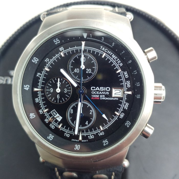 Casio Oceanus Alarm chronograph – men's wristwatch 