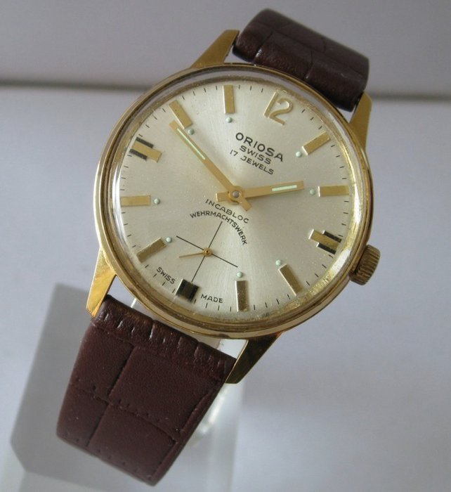 Oriosa Swiss Made , men's wristwatch, 1950s