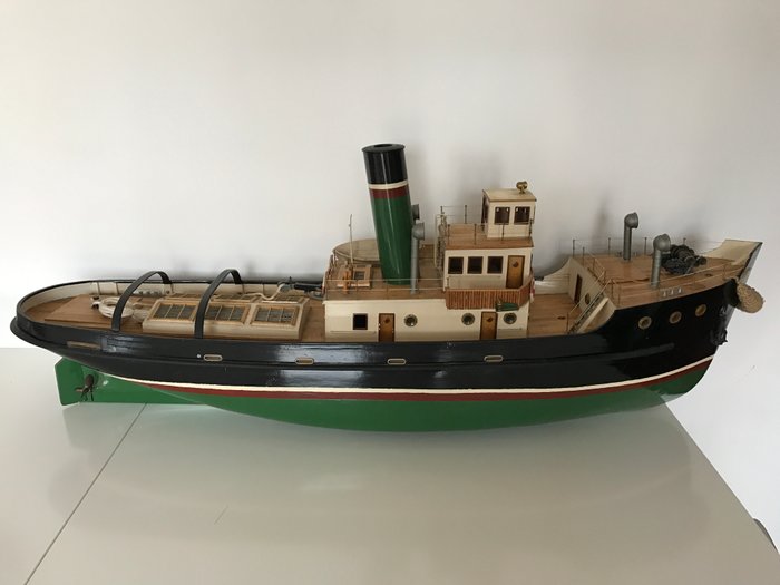 Very large model tug boat all wooden
