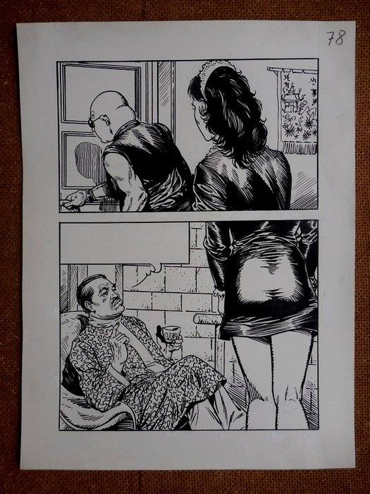 Chris (Musquera, Xavier) - original erotic illustration