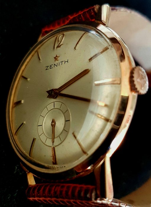 Zenith "Stellina"—Gold—Men's Wristwatch—1950s