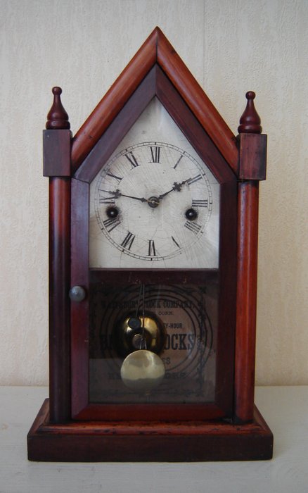 American table clock - Waterbury Clock Company - approx. 1870