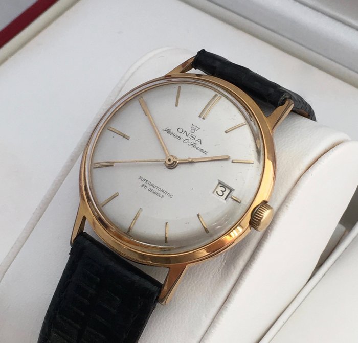 Sabena Onsa Seven O Seven – orologio elegante da uomo di fabbricazione svizzera – anni '60