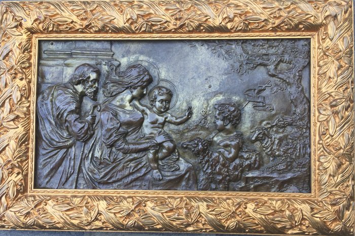 Bronze bas-relief - Italy - 19th century