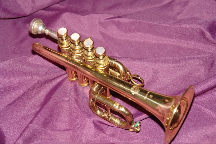 Piccolo trumpet - Selmer P5-4 - Maurice Andre model - removable 4th slide - n° 771-47 A