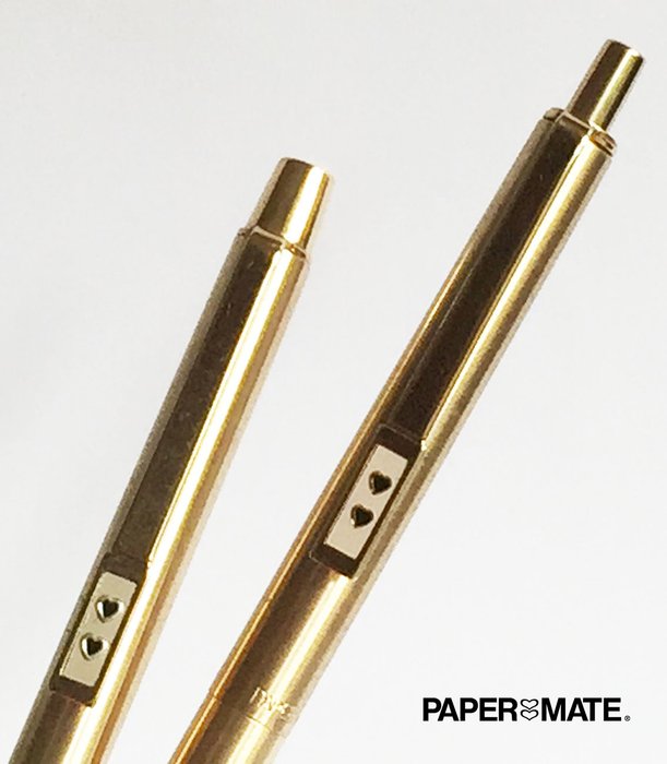 PaperMate Powerpoint Profile Deluxe Gold Plated Pen set ~ Ballpoint pen and Mechanical Pencil