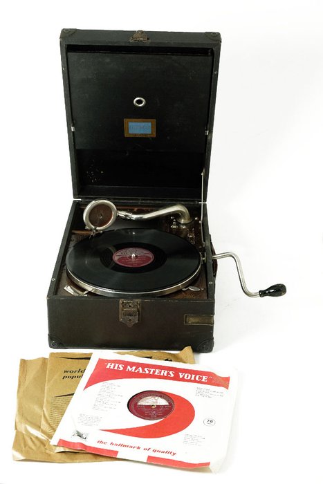 Electrola -78 rpm record player in suitcase - circa 1930