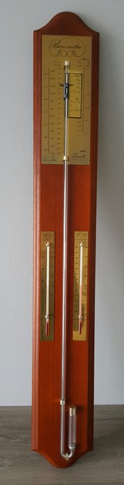 Ancient barometer, according to Torricelli, barometer with mercury.
