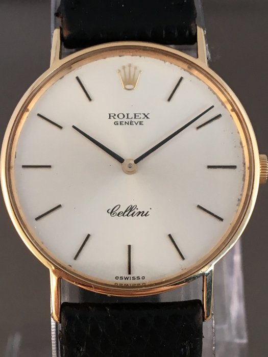 Rolex Cellini Geneva gold men's  wristwatch - around the 1980s.