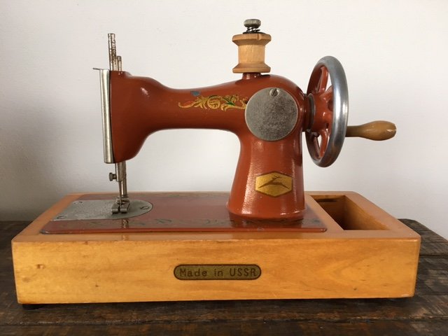 USSR children's sewing machine (mini sewing machine), handmade.