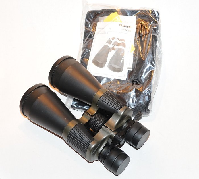 Traveler 10-30x60 Zoom binoculars as good as new