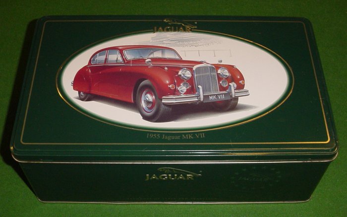 Jaguar tin case with the Mark VII made by the Deca firm – Europe, 2nd half 20th century