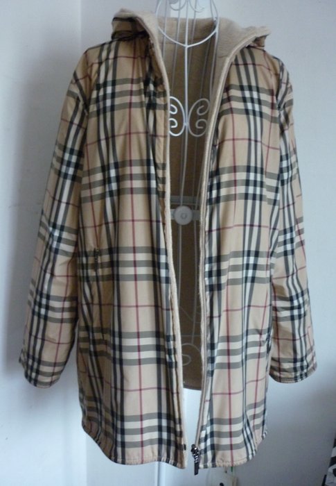 Burberry - Nova check reversible coat 