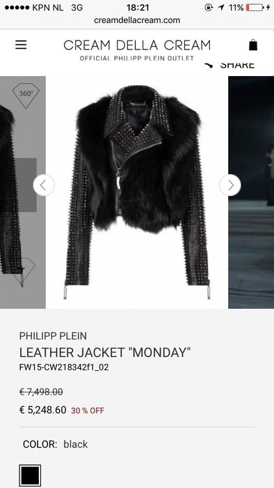 philipp plein jacket fur