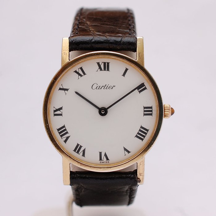 Cartier klassiek dress horloge - herenhorloge - uit de jaren '60