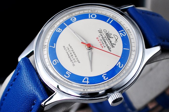 Atlantic Worldmaster EXTRA – mechanical SWISS men's wristwatch – from early 50s