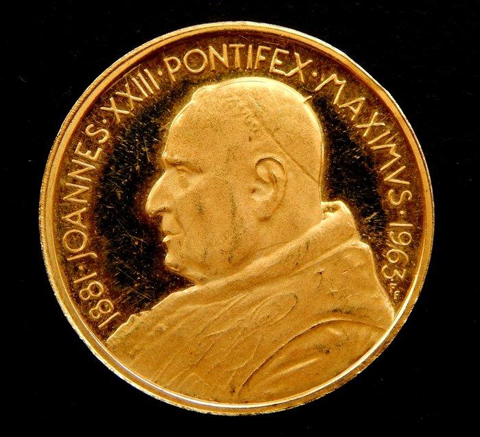 Vaticano - Giovanni XXIII - 1963 - medaglia commemorativa - in oro