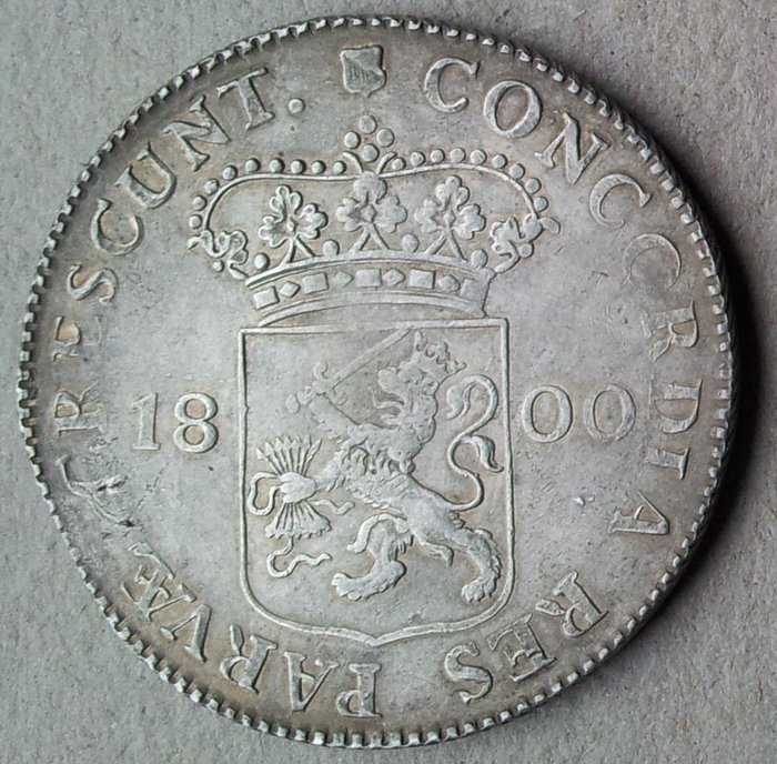 Utrecht, the Batavian Republic - silver ducat 1800