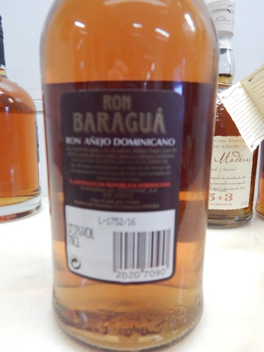 5 bottles of rhum Baraguà et Dos Madeiras - Catawiki