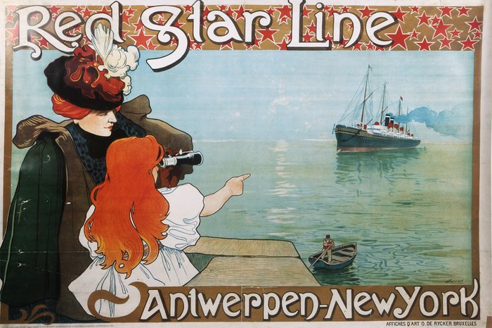 Poster RED STAR LINE - Passenger Ship "Westerland"