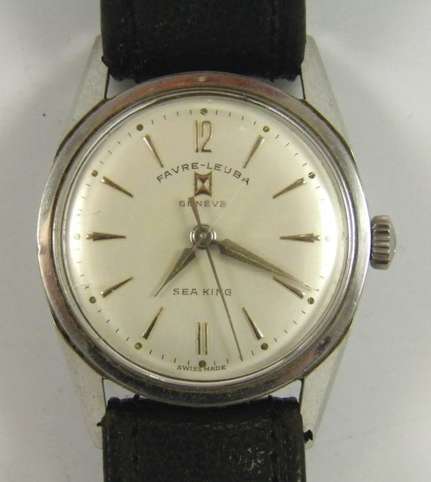 Favre Leuba Sea King – Mens wrist watch – 1950’s 