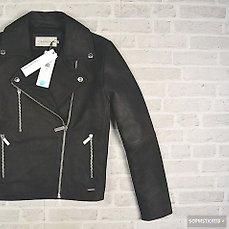 calvin klein womens leather jacket