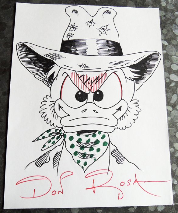 Rosa, Don - Original large format drawing- Uncle Scrooge